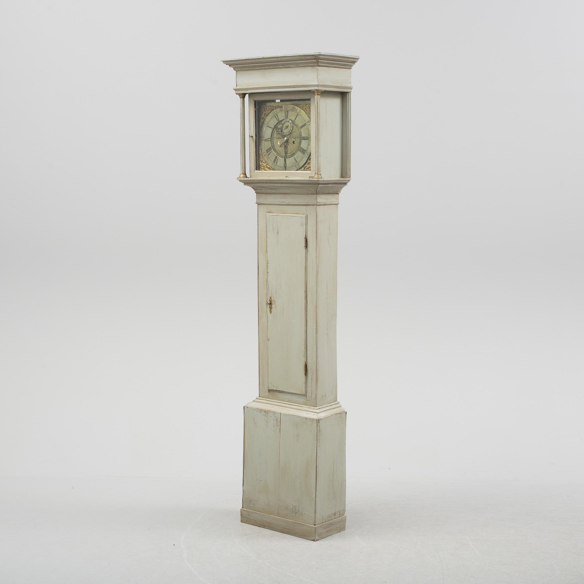 A 19th century grandfather clock.