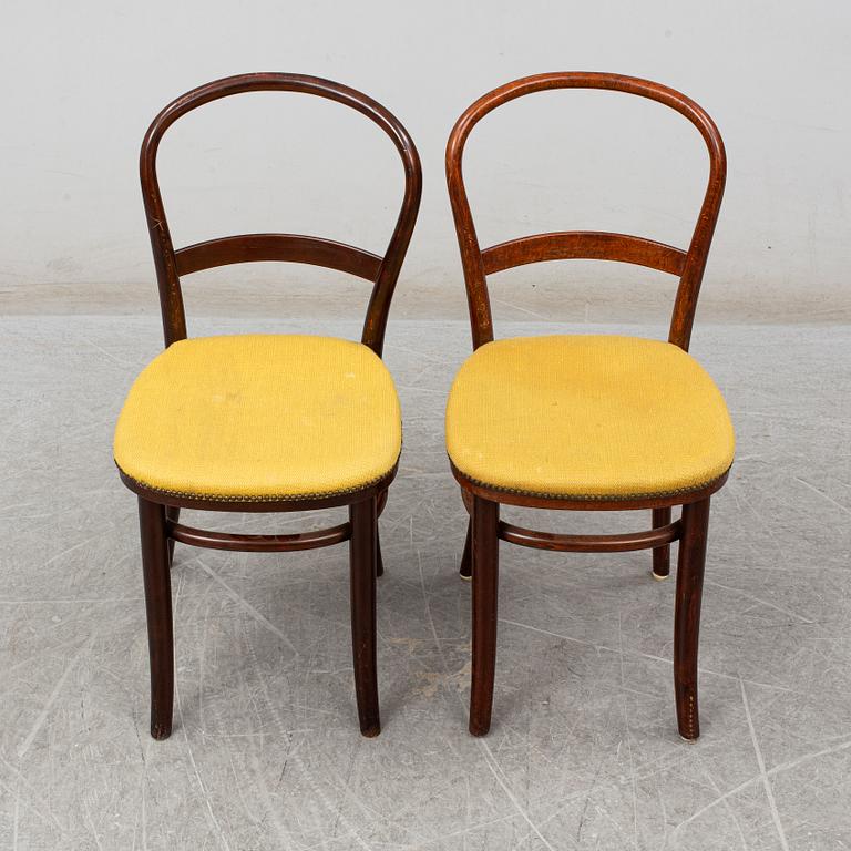 FRITZ HANSEN, stolar, 6 st, Danmark, 1900-talets mitt.