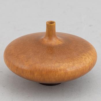Four miniature vases and bowl by Berndt Friberg, Gustavsberg, 1958-1972.