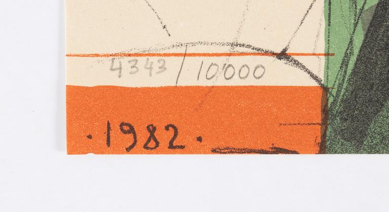 "Die Kunst der Graphik", suite comprising 6 prints, 1982, signed 4343/10000.