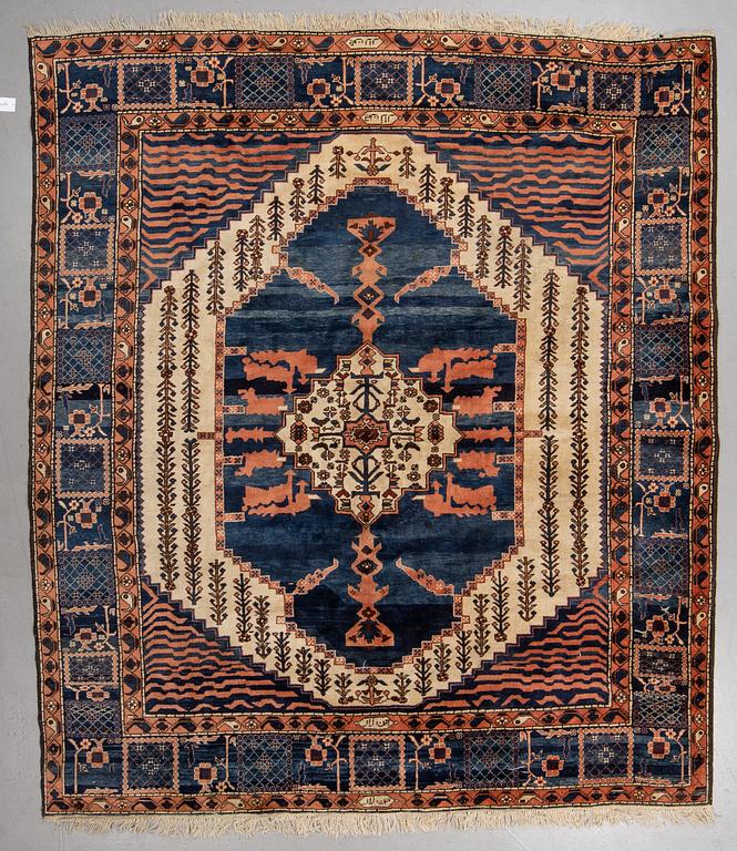 A carpet, oriental, ca 294 x 257 cm.