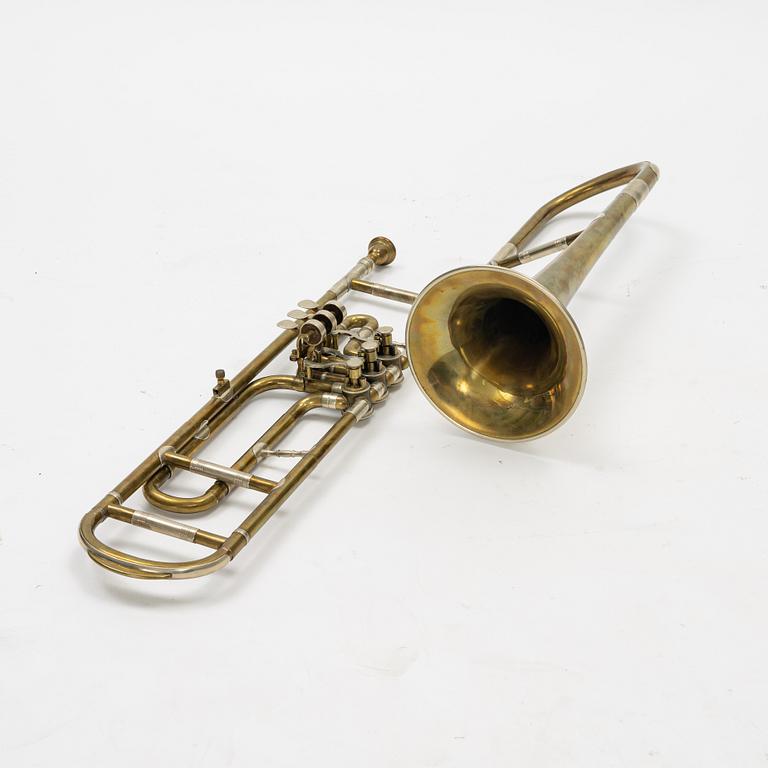 A Valve trombone, 19th/20th Century.