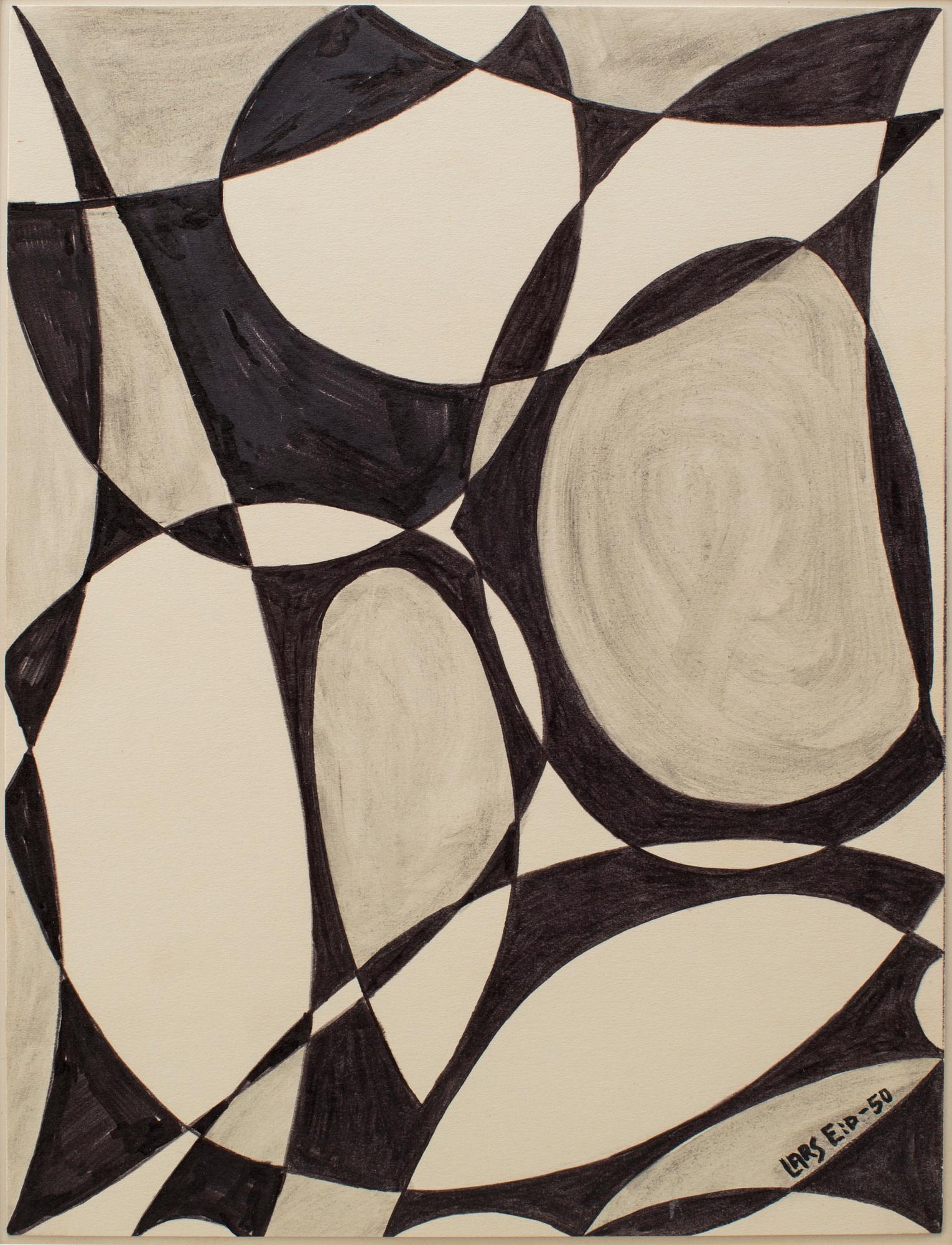 LARS ENGLUND, Ink drawing, signed and dated -50.