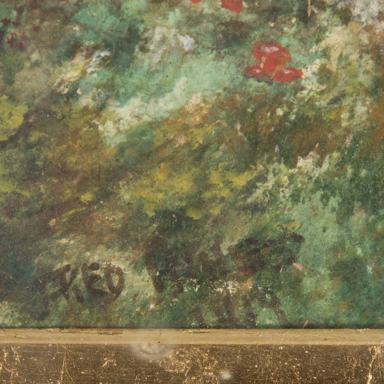 FREDERICK HINES, attributed to, watercolour on paper, signed Fred Hines and dated 1919.