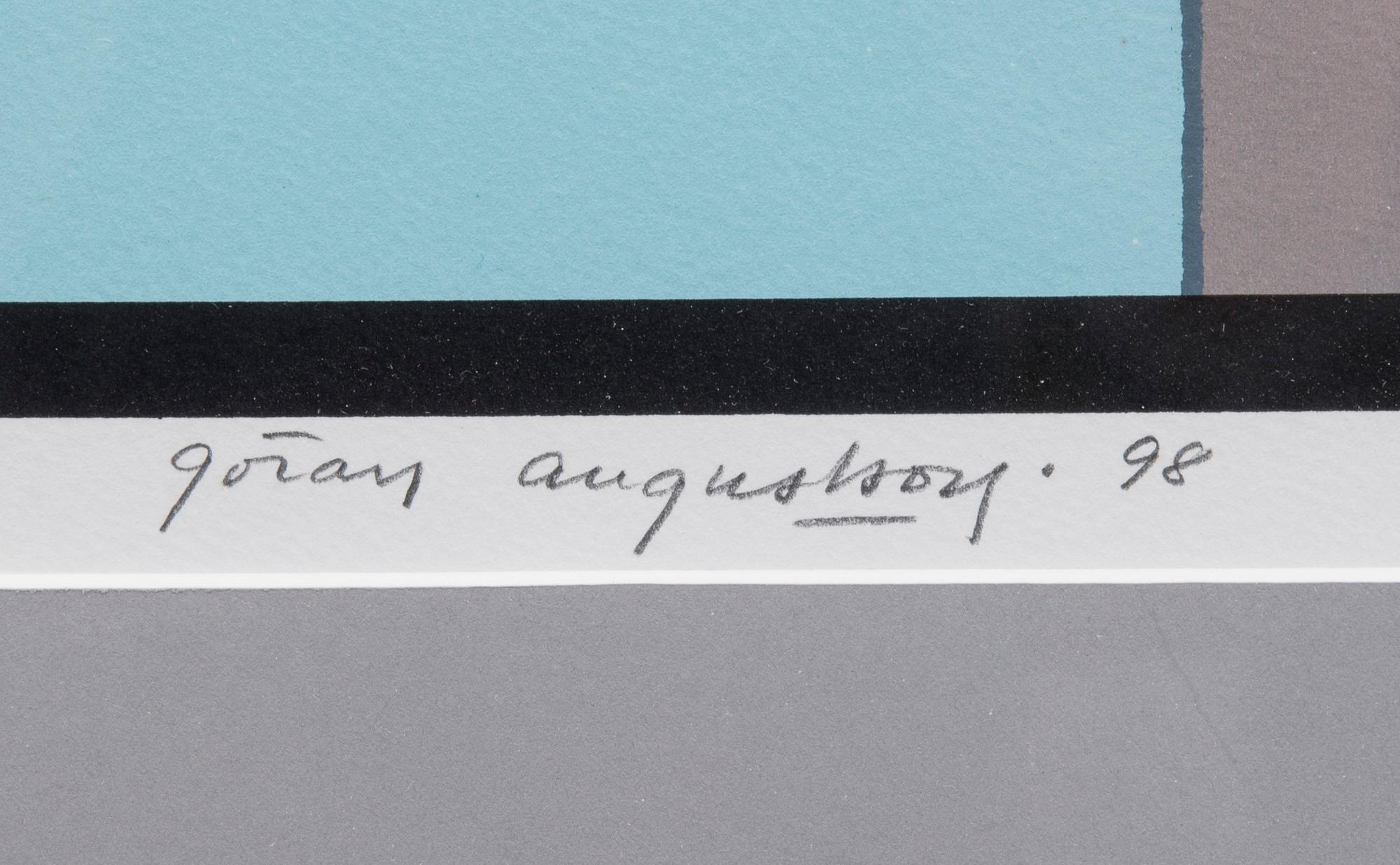 GÖRAN AUGUSTSON, serigrafi, signerad, daterad 98 och numrerad 19/150.