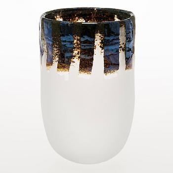 TIINA NORDSTRÖM, konstglas, "Castle", signerad Tiina Nordström Iittala 1993/1995.