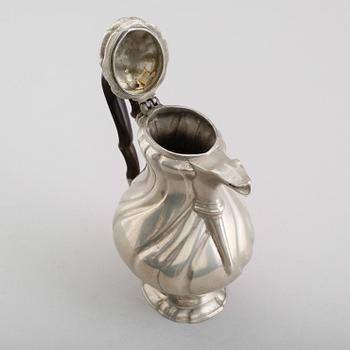KAFFEKANNA, tenn, rokoko, 1700-tal.