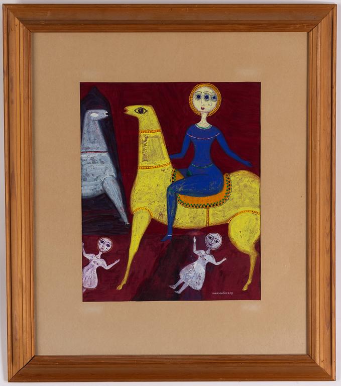 Max Walter Svanberg, gouache, siged and dated 53.