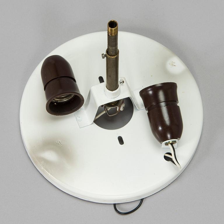 A mid-20th century ceiling light by Valinte.