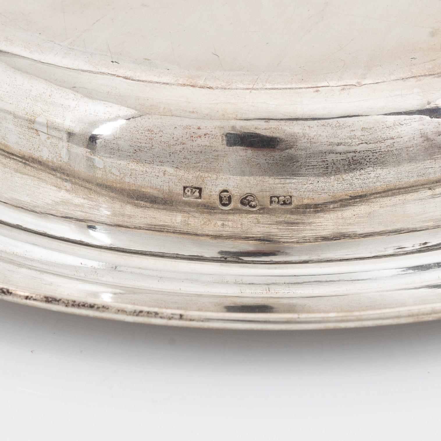 Carl Johan Grönvall, coasters, ett par, silver, Stockholm 1878.