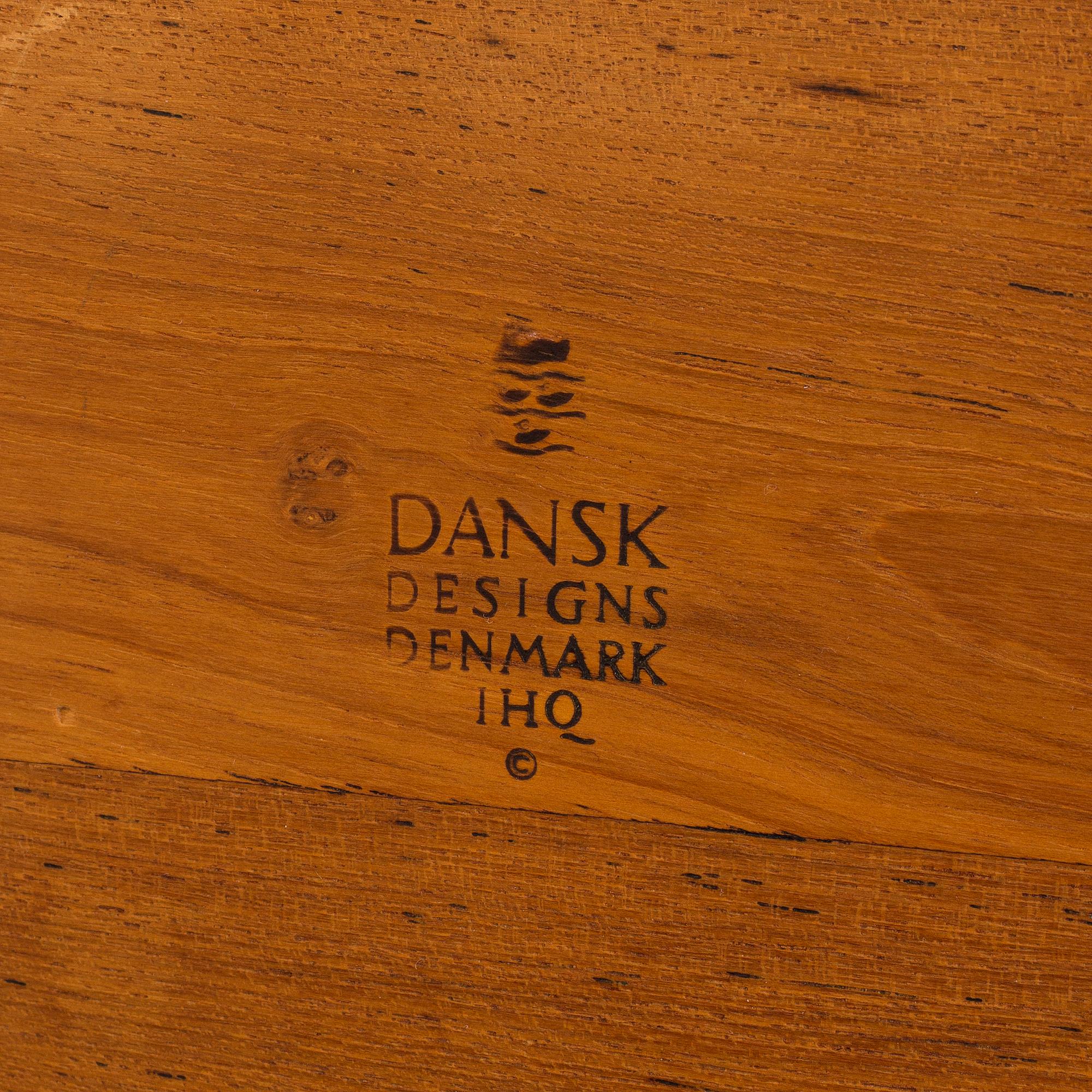 A teak tray from Dansk Designs, Denmark, 1960's.