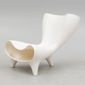 Marc Newson, an 'Orgone' lounge chair, Cappellini, Italy, after 1993.