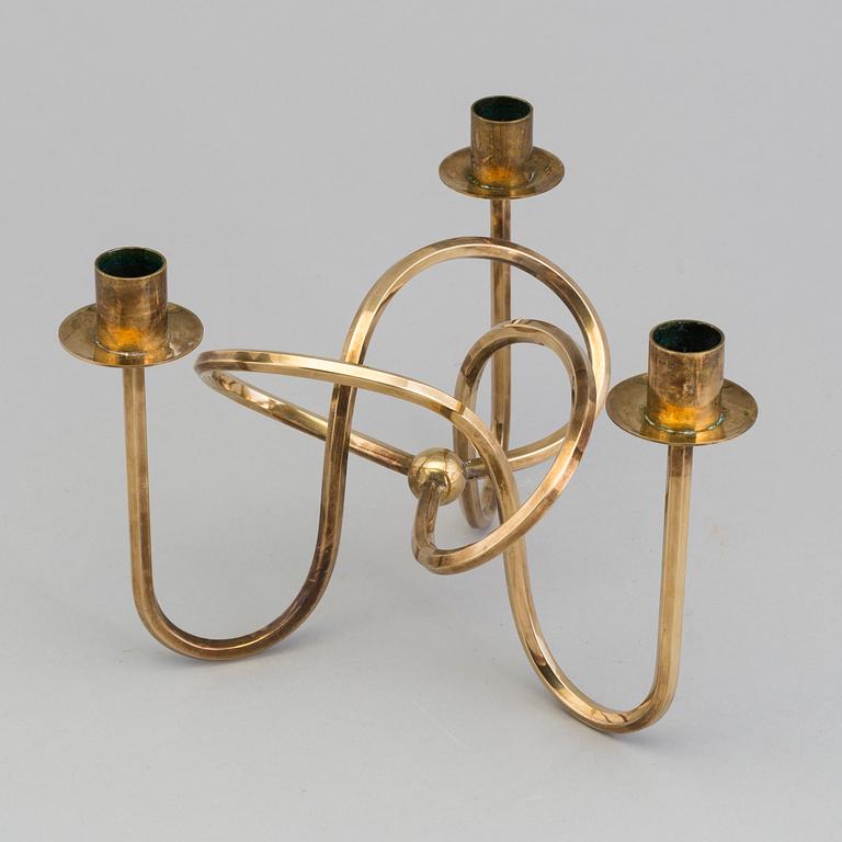 JOSEF FRANK, a brass candelabrum from Svenskt Tenn.
