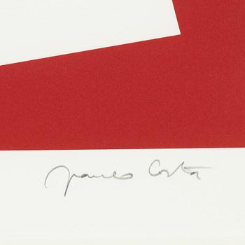 Franco Costa, silkscreen in colours, signed 34/150.