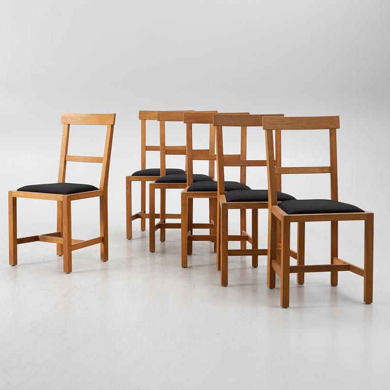 Chairs 6 pcs, All in wood, period,