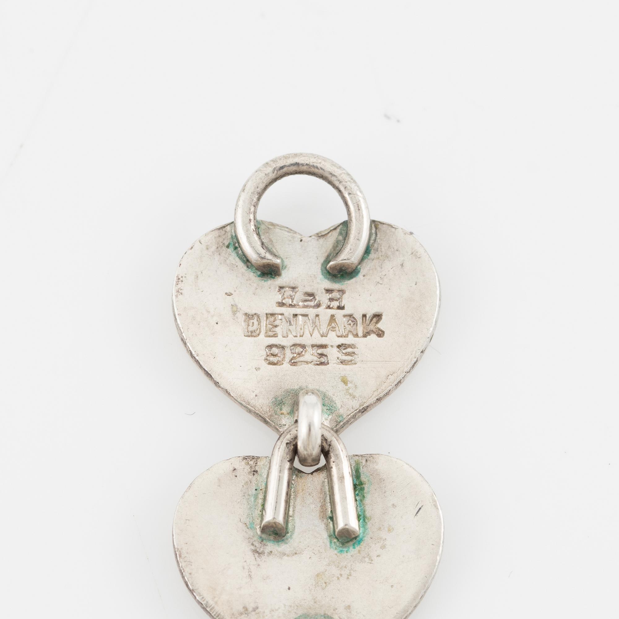 Hans Hansen, collier, silver, Danmark.