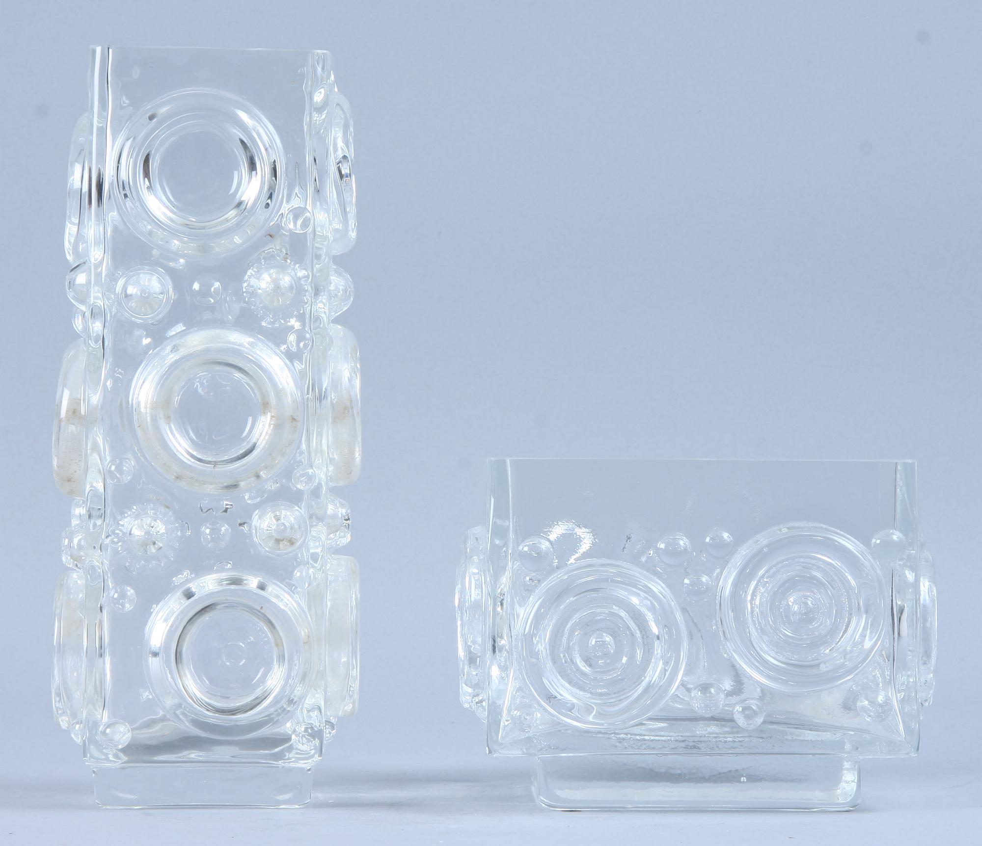 VAS samt SKÅL, glas, Finland, 1900-talets andra hälft.