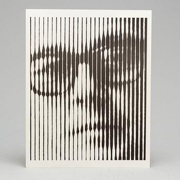 VICTOR VASARELY, seven lithographs, 1989, signed and numbered 92/200.