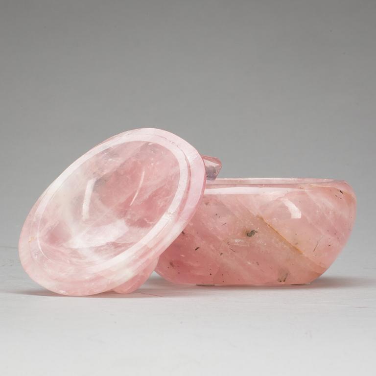 ASK MED LOCK, rosenkvarts. Kina.