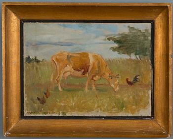 Venny Soldan-Brofeldt, A COW IN THE MEADOW.