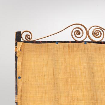 Folding screen, early 20th century.