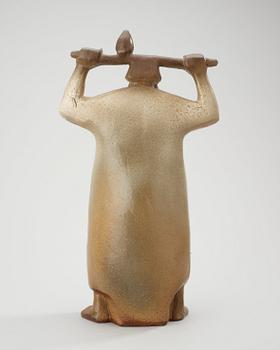 ÅKE HOLM, skulptur, "Noa med duvan", Höganäs 1960-tal.