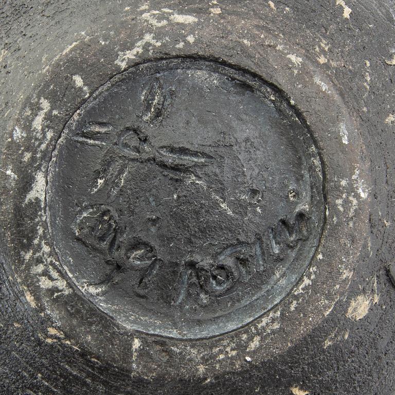 Anja Notini, a signed earthenware urn.