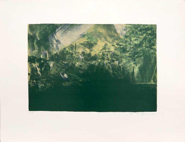 Ola Billgren, color lithograph, signed -83 EA.