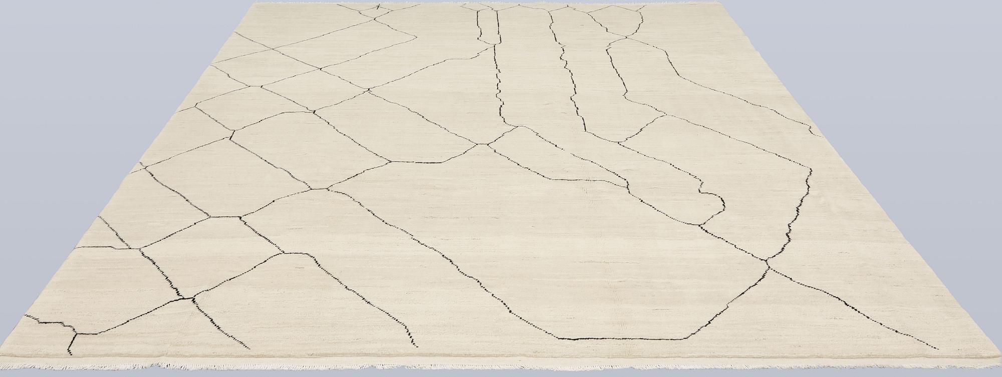 A Moroccan carpet, 305 x 251 cm.