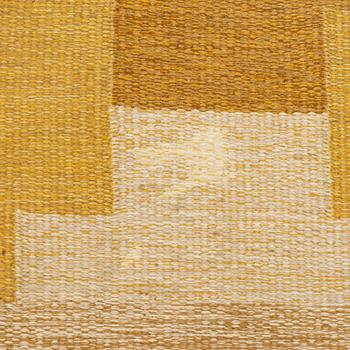Ingegerd Silow, a flat weave rug, signed IS, c. 225 x 168 cm.