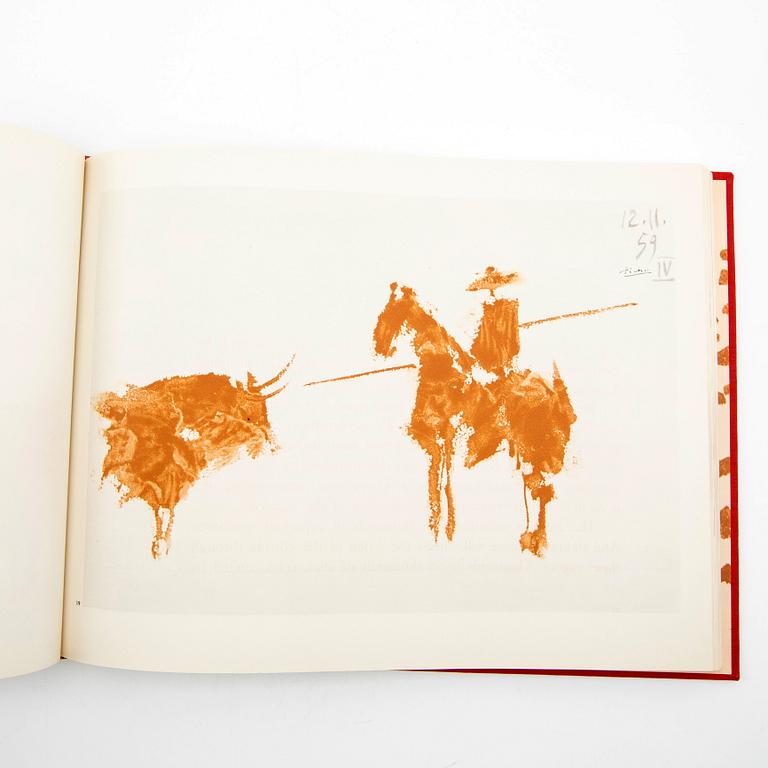 Pablo Picasso, bok, "Toreros", med fyra litografier, André Seuret, Monte Carlo, 1961.