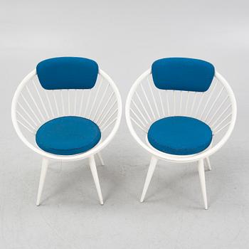 Fåtöljer, ett par, Gessef, italien, 1950/60-tal.