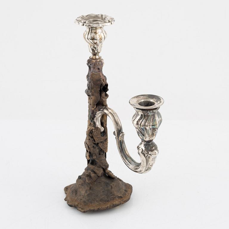 Olle Olls, a candelabra/light object, 2021.