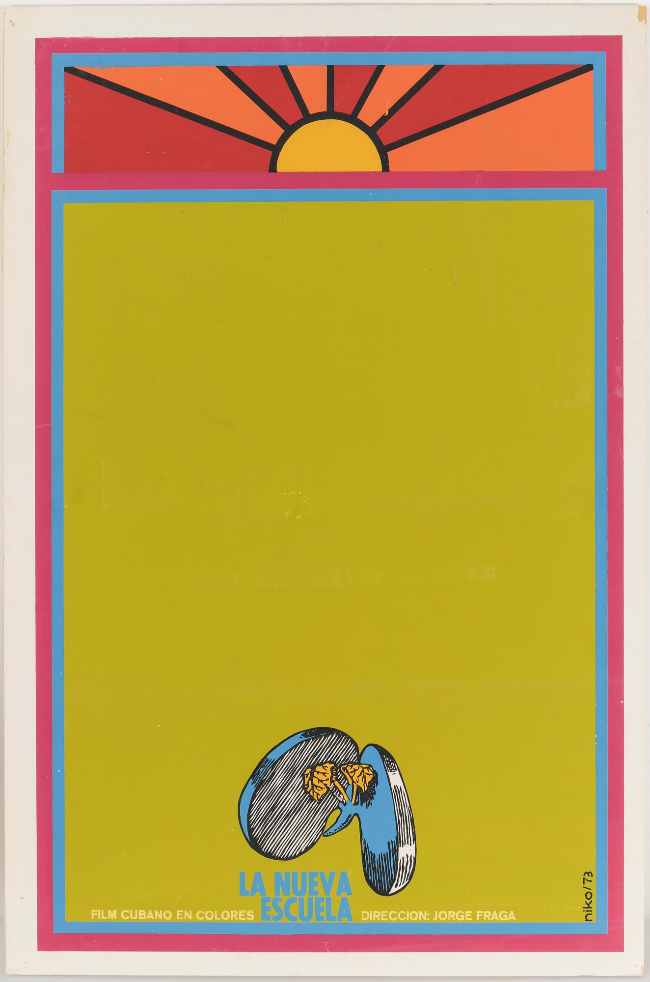FILMAFFISCHER, 6 st, offsettryck, Kuba och Spanien, 1970-tal.