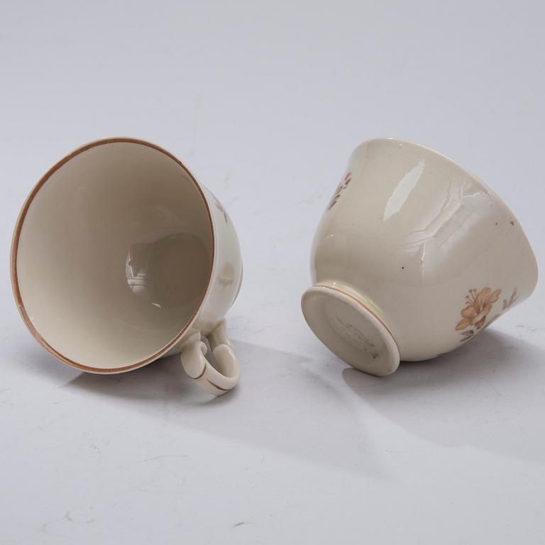 KAFFESERVIS, 22 delar, porslin, "Myrna", Arabia 1937-49.