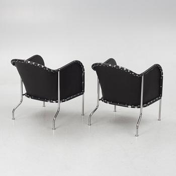 Mats Theselius, a pair of  "Bruno" lounge chairs, Källemo.