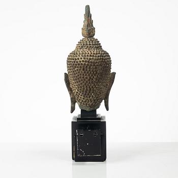 A head of a Buddha, Thailand, 19th century.