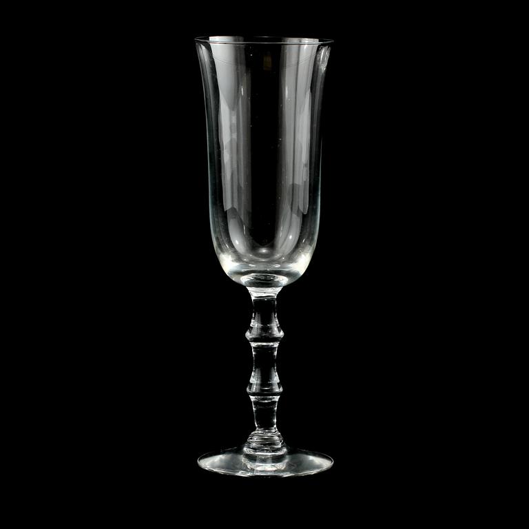 CHAMPAGNESTRUTAR, 12 st, "Salut", Simon Gate, Orrefors,  1900-tal.