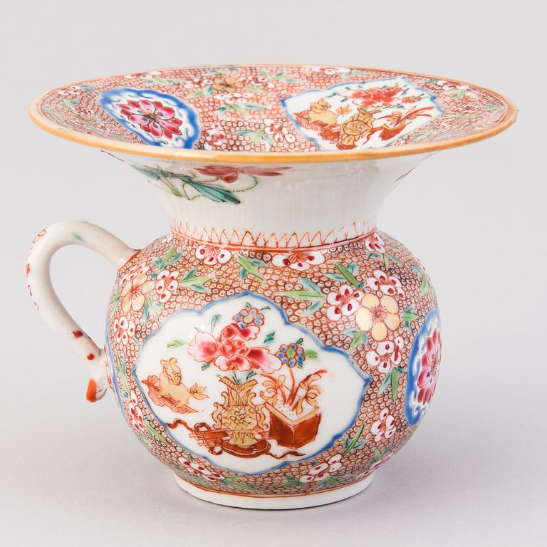 A Chinese 19th Century porcelain spittoon.