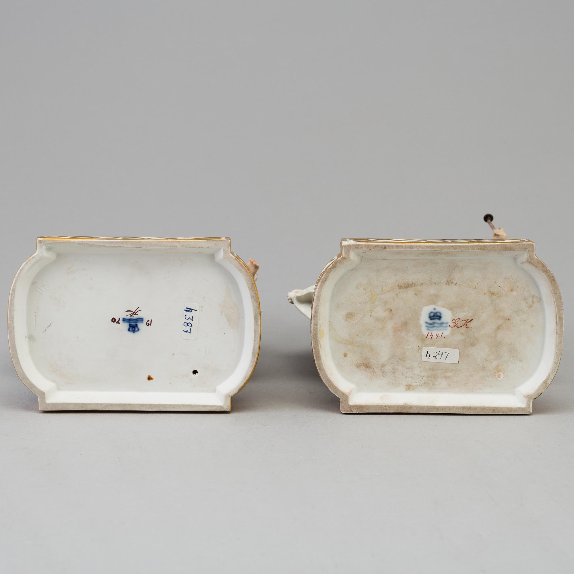 Two Royal Copenhagen porcelain figures, Denmark, beginning of 20th century.