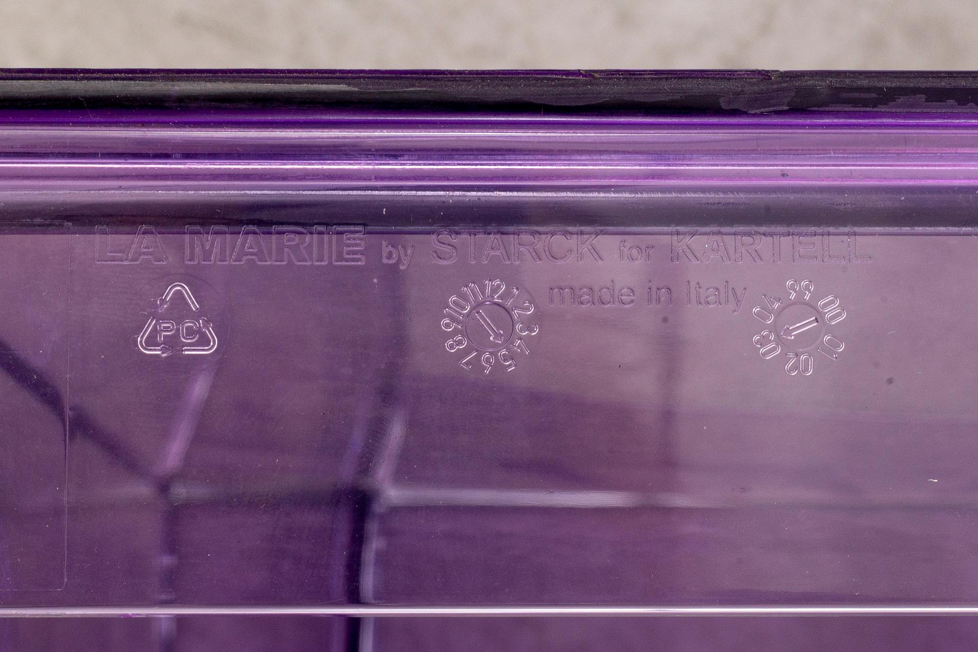 A SET OF 6 PHILIPPE STARCK "LA MARIE" CHAIRS by KARTELL.