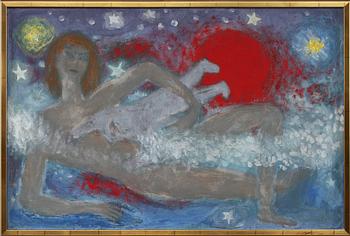 CHARLES PORTIN, olja på duk, signerad.