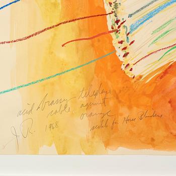 James Rosenquist, "Sketch for Horse Blinders".