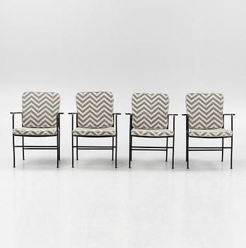 Josef Frank, four garden chairs, Firma Svenskt Tenn, Sweden.