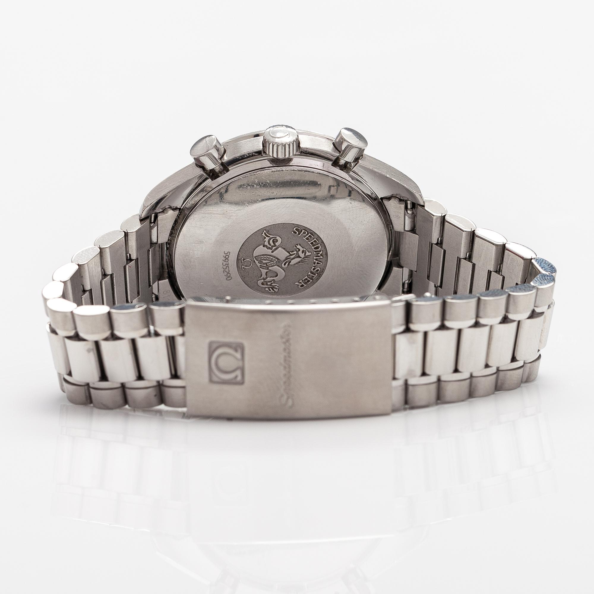 OMEGA, Speedmaster reduced, wristwatch, 39 mm.