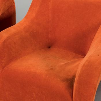 JAN EKSELIUS & PETER RÖSING, fåtöljer, ett par "Corneus" Inköpta 1975.