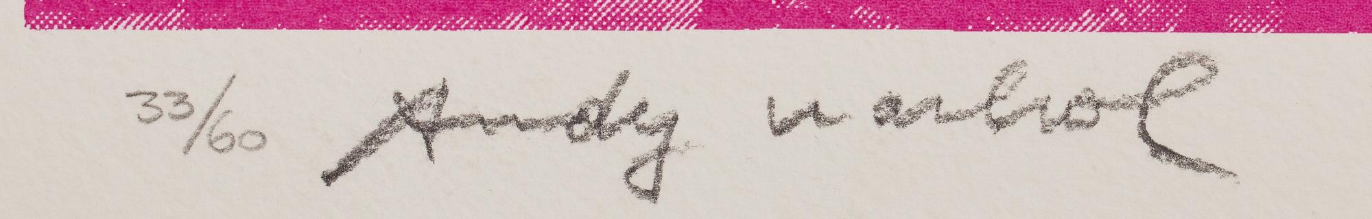 Andy Warhol, "Leonardo da Vinci, The Annunciation".