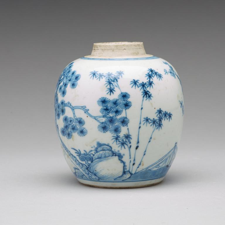 KRUKA, porslin. Qingdynastin, Kangxi  (1664-1722).