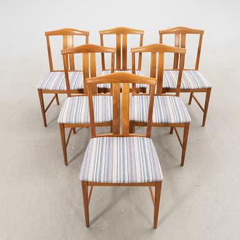 Chairs, 6 pcs, mid-20th century.