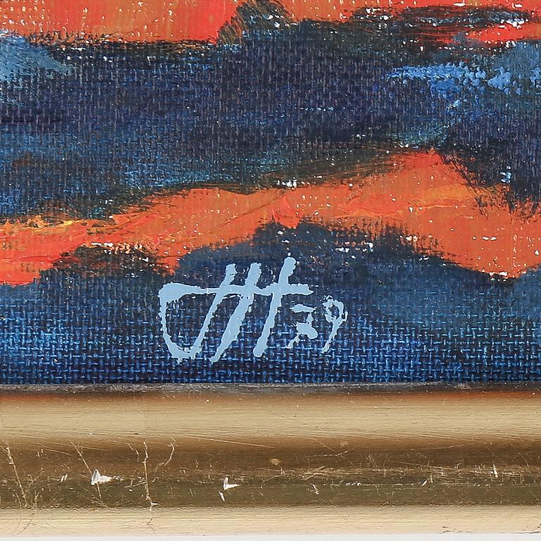 TAGE HEDQVIST, olja på duk, signerad och daterad -79.